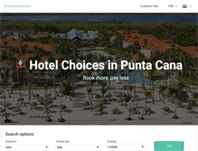 Tablet Screenshot of hoteles-punta-cana.net